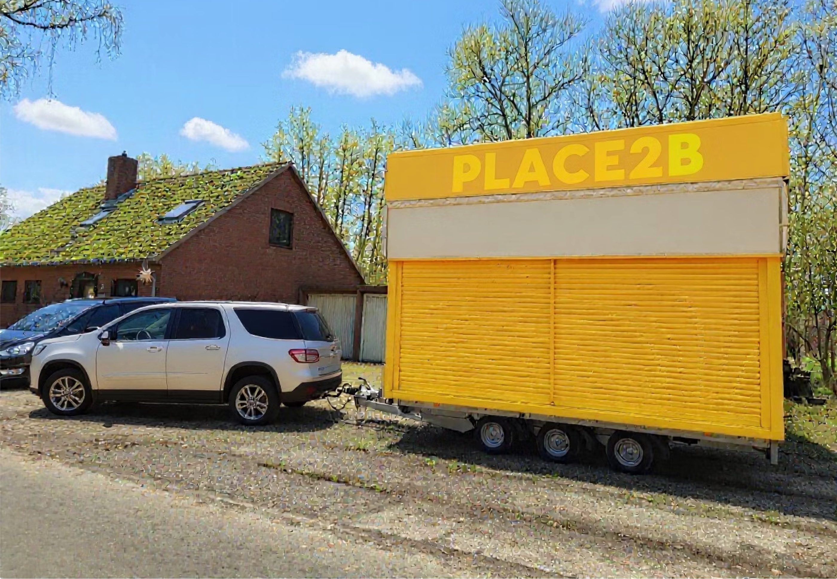 PLACE2B mobiler Anhänger